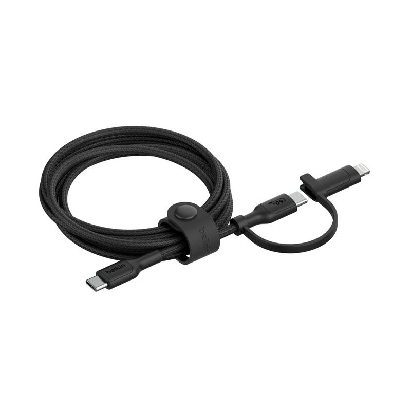 Belkin Boost Charge 2-IN-1-KABE/USB-C Lightning-Anschluss WEI