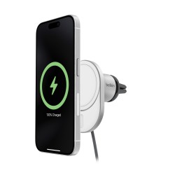 BOOSTCHARGE MAGNET KABELLOSES/QI2(15W) OHNE KFZ-NETZTEIL WEI