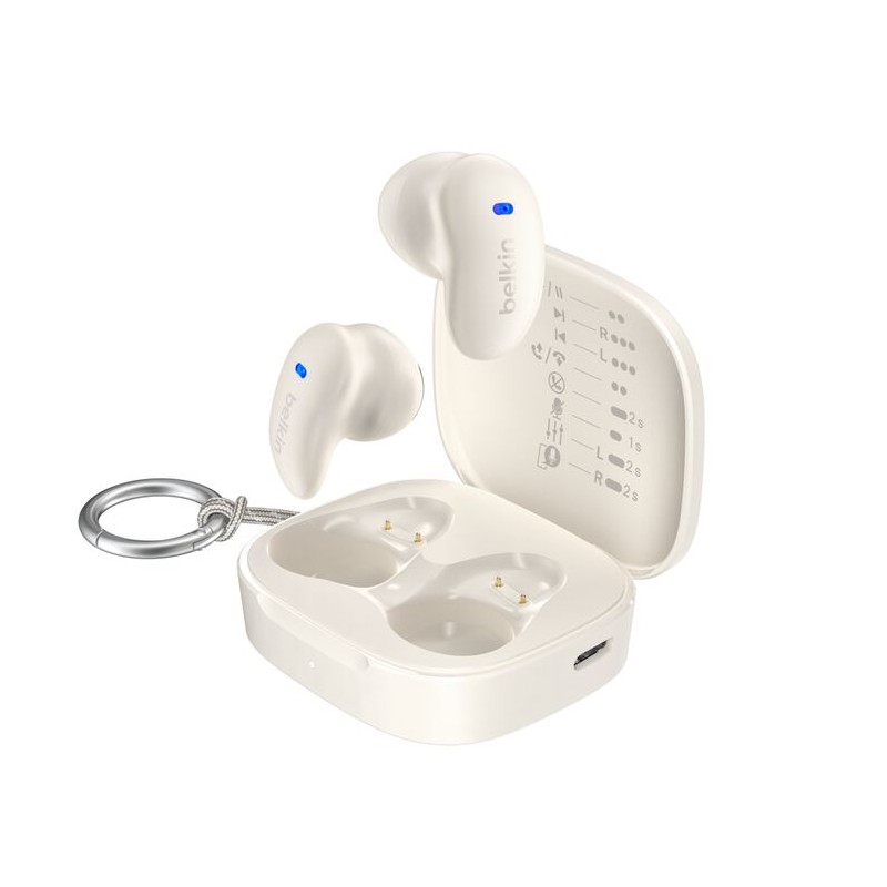 Belkin Soundform Anywhere True/Wireless Earbuds Cream