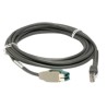 Zebra Cable - Shieldedusb: Power Plusconnector, 15FT.(4.6M), Straight,12V