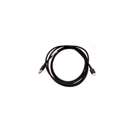 CS6080 Cordless Cradle Cable: USB-C (Cradle) to USB-A (Host) Cable 7ft. (2.1m), Straight - Midnight Black