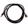 CS6080 Cordless Cradle Cable: USB-C (Cradle) to USB-A (Host) Cable 7ft. (2.1m), Straight - Midnight Black