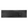 KW 9100 SLIM KEYBOAD WIRELESS/LAYOUT-PORTUGAL BLACK