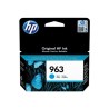 HP 963 Cyan Original Ink Cartridge (700 pages)