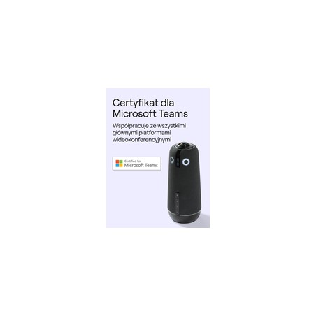 Owl Lab Meeting Owl 4+ (Charcoal) 360/Degree 4K Smart Camera