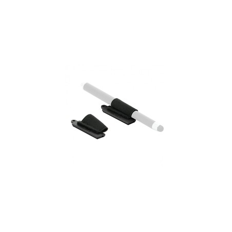 Mobilis Pack OF 10 Adhesive Universal/Stylus Holder - Black