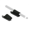 Mobilis Pack OF 10 Adhesive Universal/Stylus Holder - Black