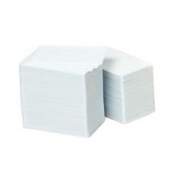 CARD,FOOD SAFE PVC,30 MIL,WHITE/WHITE,GLOSSY (500 BOX)
