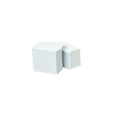 Zebra Card,Food SAFE PVC,30 Mil,White/White,Glossy (500 Box)