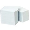 Zebra Card,Food SAFE PVC,30 Mil,White/White,Glossy (500 Box)
