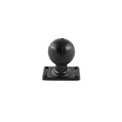 Zebra RAM Rectangular Base With 2.25" Rubber Ball
