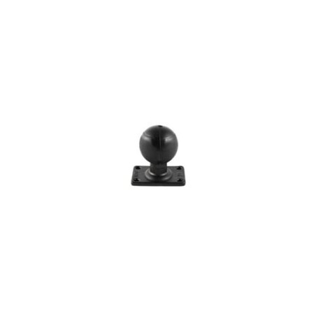 Zebra RAM Rectangular Base With 2.25" Rubber Ball