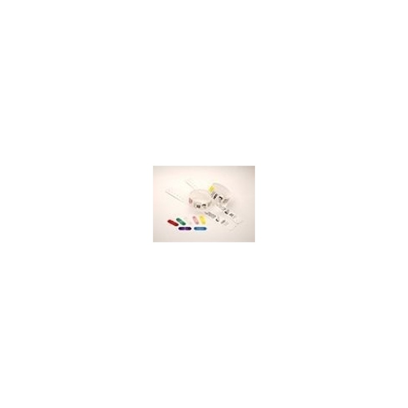 Wristband clips RED 275/pack