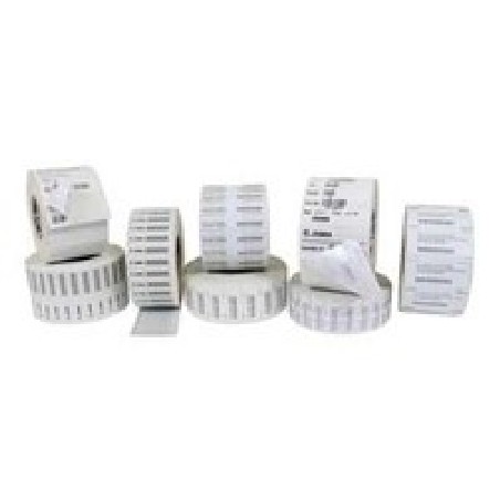 Zebra Label, Polypropylene, 44X19MM Thermal Transfer, Matte White Polypropylene, Permanent Adhesive, 76MM Core, RFID, 1000
