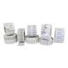 Zebra Label, Polypropylene, 44X19MM Thermal Transfer, Matte White Polypropylene, Permanent Adhesive, 76MM Core, RFID, 1000