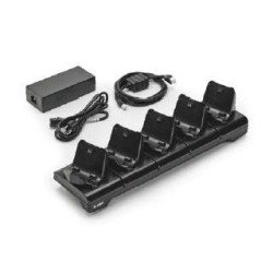 5-slot printer docking cradle ZQ300 Series includes power supply and EU power cord