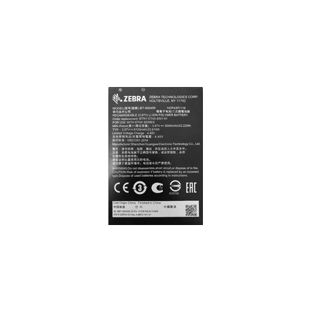 ET4X 8" Spare Removable Battery for 8in ET40, ET45