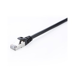 CAT6 ETHERNET BLACK STP 1M/RJ45 100 COPPER SNAGLESS