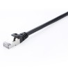 V7 CAT6 Ethernet Black STP 1M/RJ45 100 Copper Snagless