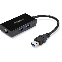 Startech USB 3.0 Network Adapter + Hub/IN