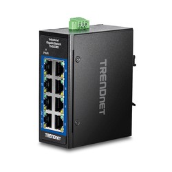 8-PORT INDUSTRIAL GIGABIT/DIN-RAIL MINI SWITCH