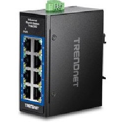 TRENDnet 8-Port Industrial Gigabit/DIN-Rail Mini Switch