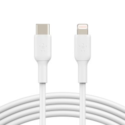 Belkin Lightning/USB-C Cable/PVC MFi 1M White