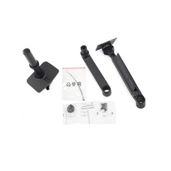 LX DESK MOUNT LCD MONITOR ARM/TALL POLE MATTE BLACK