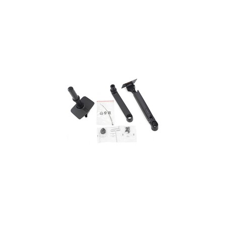 Ergotron LX Desk Mount LCD Monitor Arm/Tall Pole Matte Black