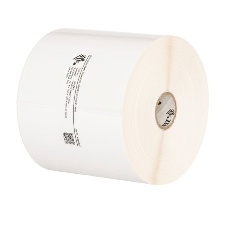 Zebra Label, Polyethylene, 102X76MM Thermal Transfer, Polye 3100T Gloss, Permanent Adhesive, 25MM Core