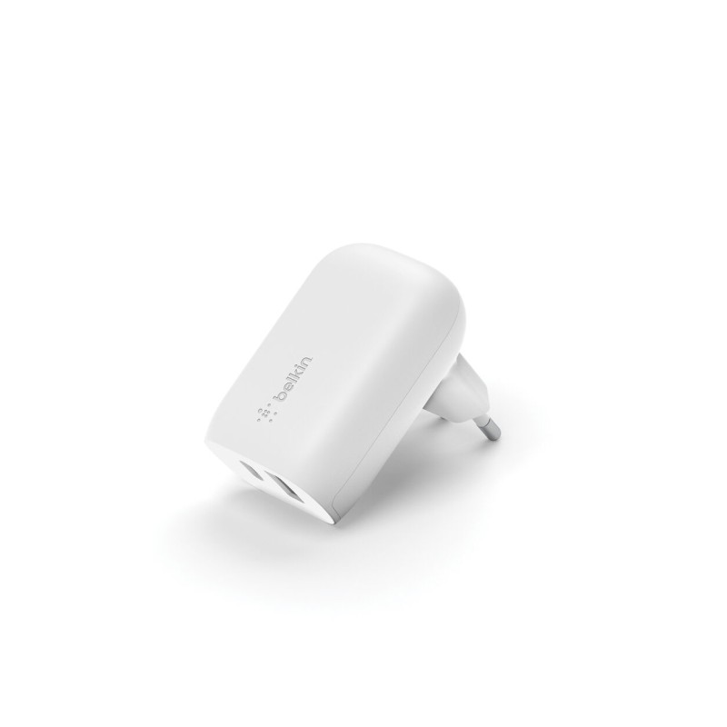 Belkin 37W Dual Charger 25W USB/W/Power Delivery 12W USB-A White