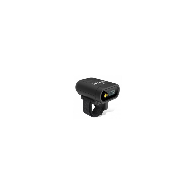 Bluetooth ring scanner, 2D CMOS imager with USB-A to magnetic connector cable.