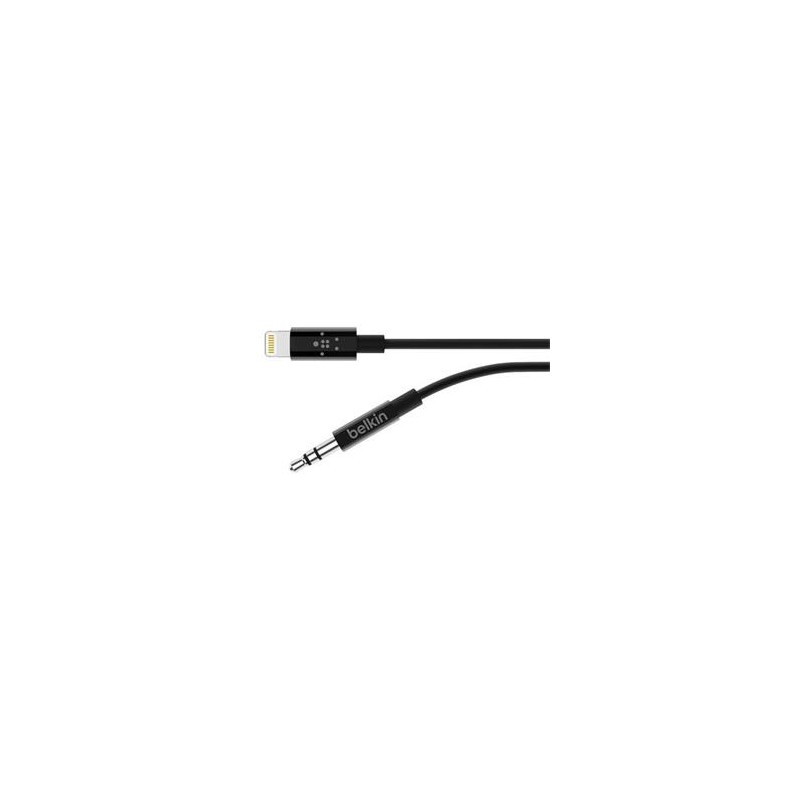 MIXIT LIGHTNING 3.5MM AUX CABLE/0.9 M BLACK