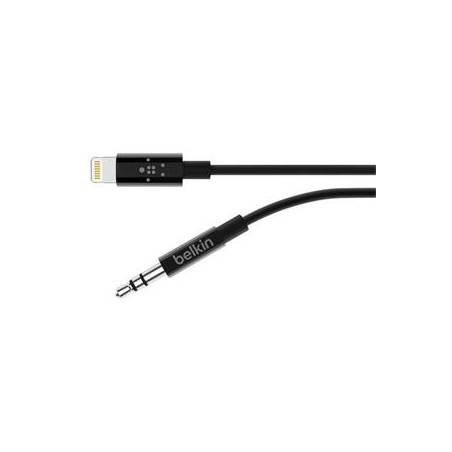 MIXIT LIGHTNING 3.5MM AUX CABLE/0.9 M BLACK