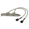 Startech USB Female Slot Plate Adapter/.