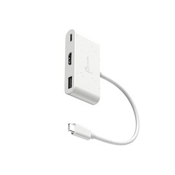 ECO-FRIENDLY USB-C TO HDMI USB/TYPE-A WITH POWER DELIVERY JCA379EWN