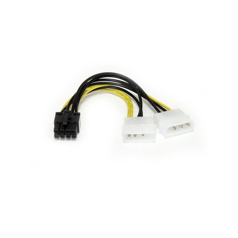 Startech 6IN LP4 TO 8 Pin PCIe Adapter/.