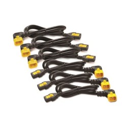 Power Cord Kit (6 ea), Locking C13toC14(90Dg),1.8m