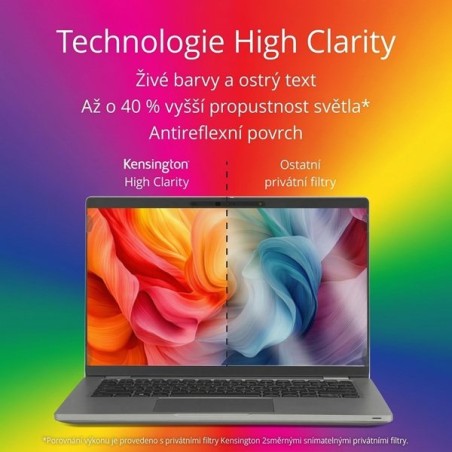 KENSINGTON HIGH CLARITY PRIVACY/SCREEN FILTER FOR 14IN LAPTOPS 1 HC140A1610E