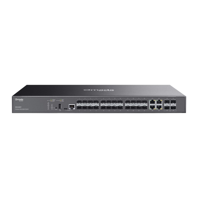 24-PORT SFP L3 MANAGED SWITCH/STACKABLE 20XSFP 4X 10G SFP+