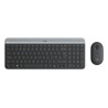 Logitech Slim Wrls Keyboard-Mouse Combo/MK470 - Graphite - DEU - Central