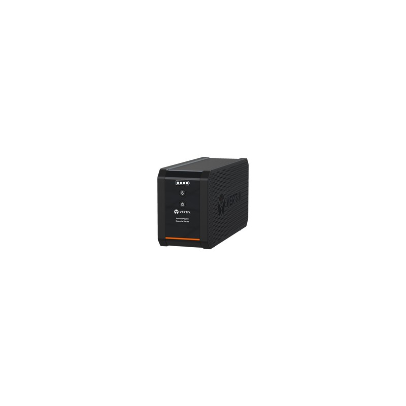 Vertiv PowerUPS 200 Essential, 600VA/315W, 230V, Line Interactive, 4 Schuko