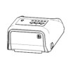 Kit, Cover Assembly for Standard Models without the Print Touch icon (includes Media Window), ZD420T