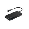 Belkin CONNECT 7-IN-1 USB-C Hub With/Dual USB-C Ports Black