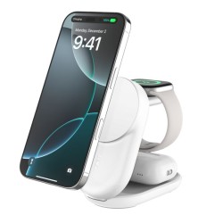 ULTRACHARGE 25 WATT QI2 MAGNETI/3-IN-1 LADESTATION KLAPPBAR WEI WIZ037KQWH