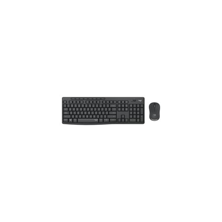 Logitech MK295 Silent Wireless Combo/Graphite - Pan - Nordic