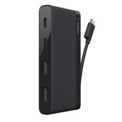Belkin 4-Port USB-C Travel Hub/2XUSB A/2XUSB C Black