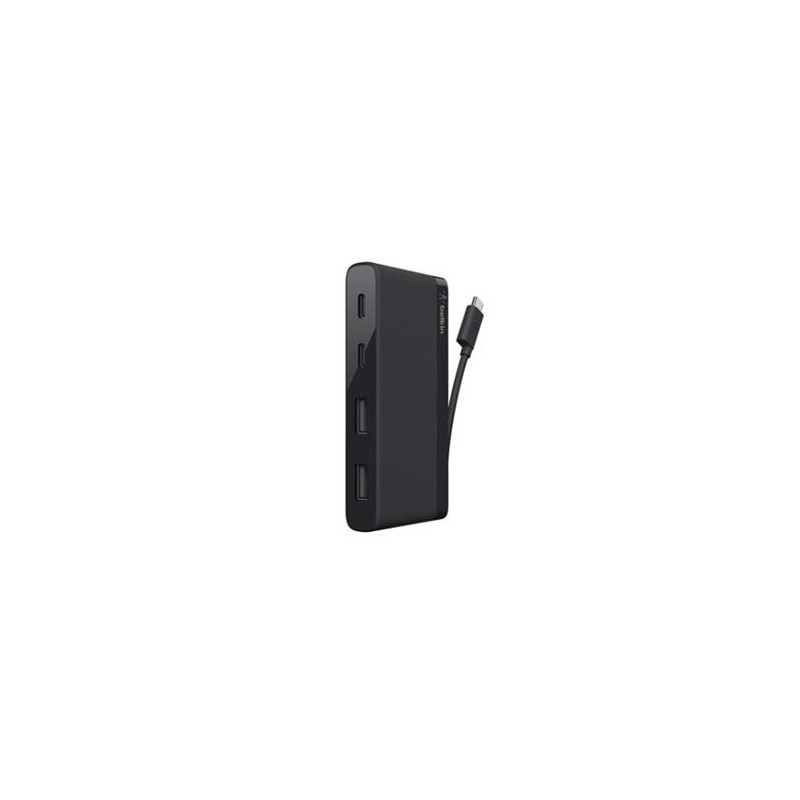 Belkin 4-Port USB-C Travel Hub/2XUSB A/2XUSB C Black