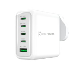 100W GAN USB-C 5-PORT CHARGER/