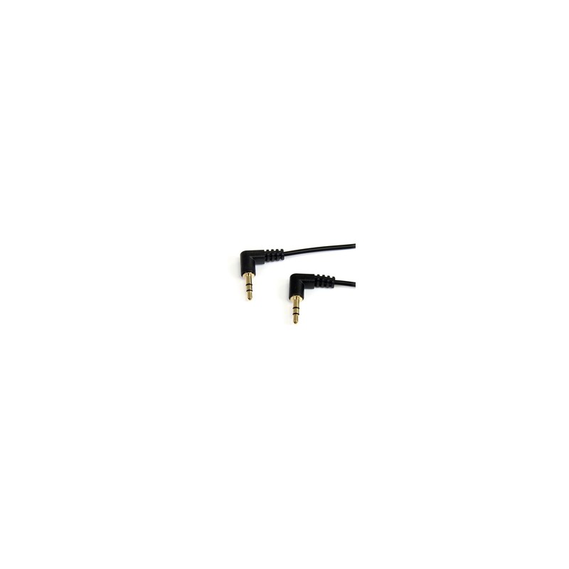 3.5 RIGHT ANGLE STEREO CABLE/STEREO AUDIO CABLE - M/M